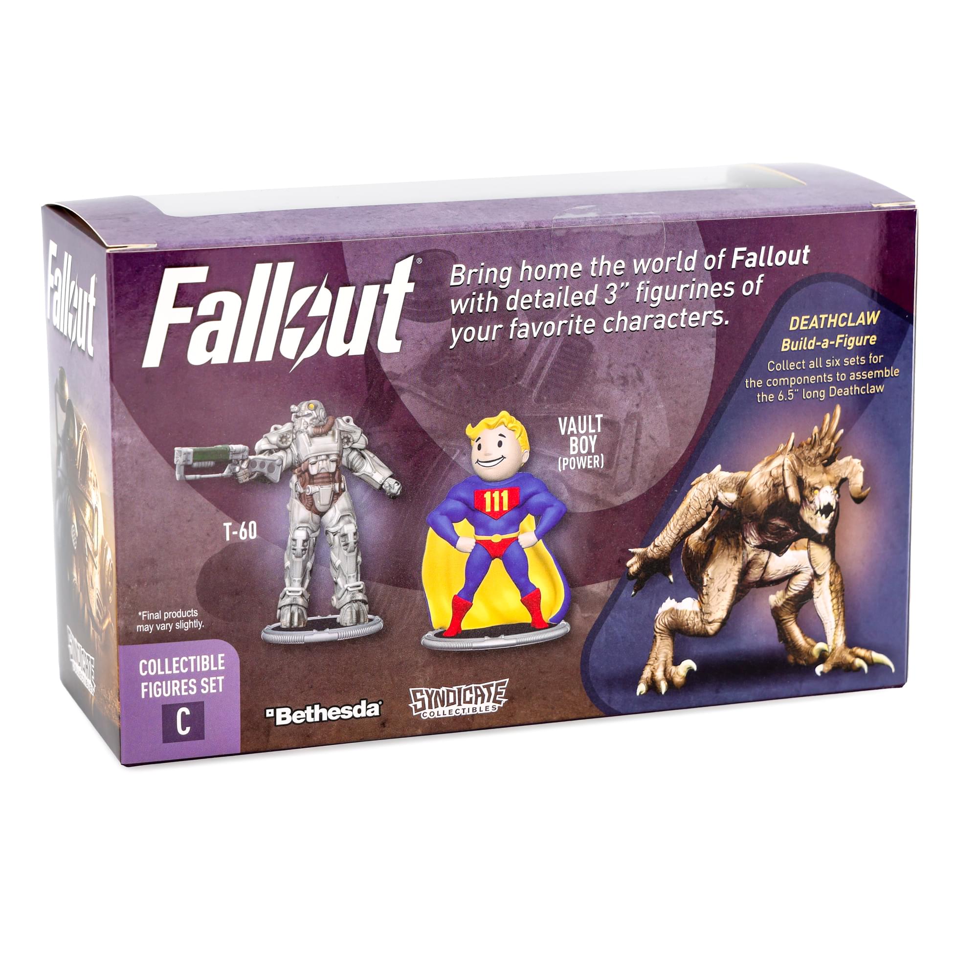 Fallout T-60 and Vault Boy (Power) Mini Figure Set (Build-a-Figure Deathclaw)
