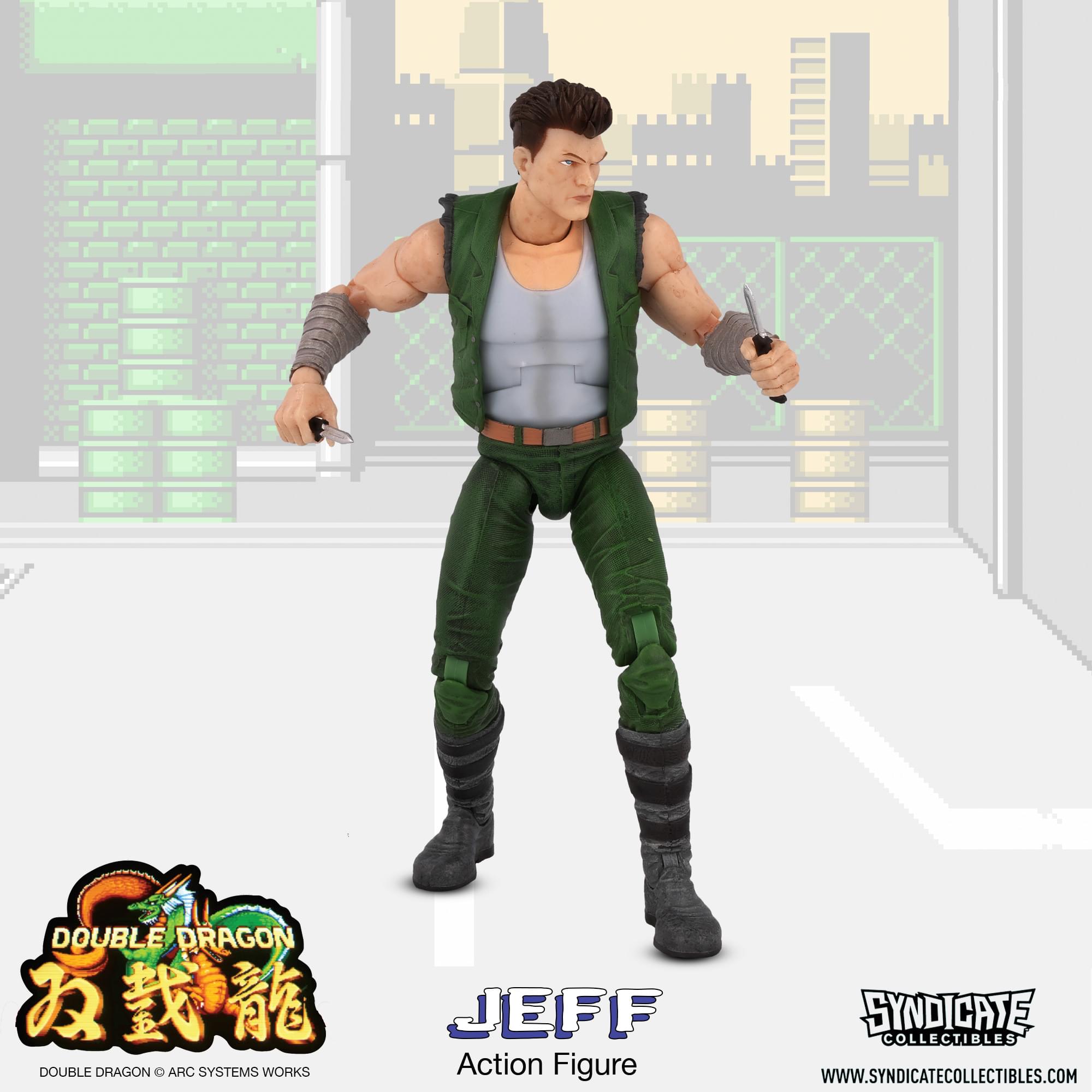 Double Dragon Jeff 7-Inch Deluxe Action Figure