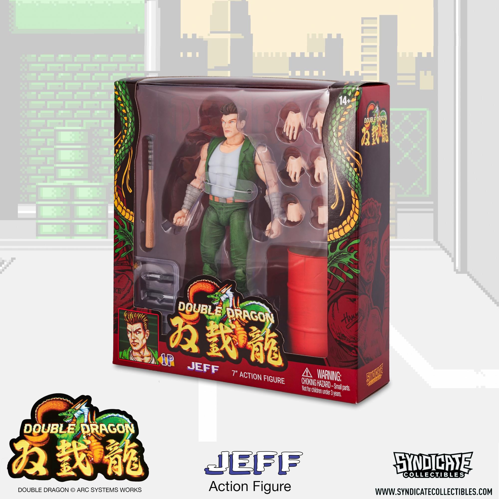 Double Dragon Jeff 7-Inch Deluxe Action Figure