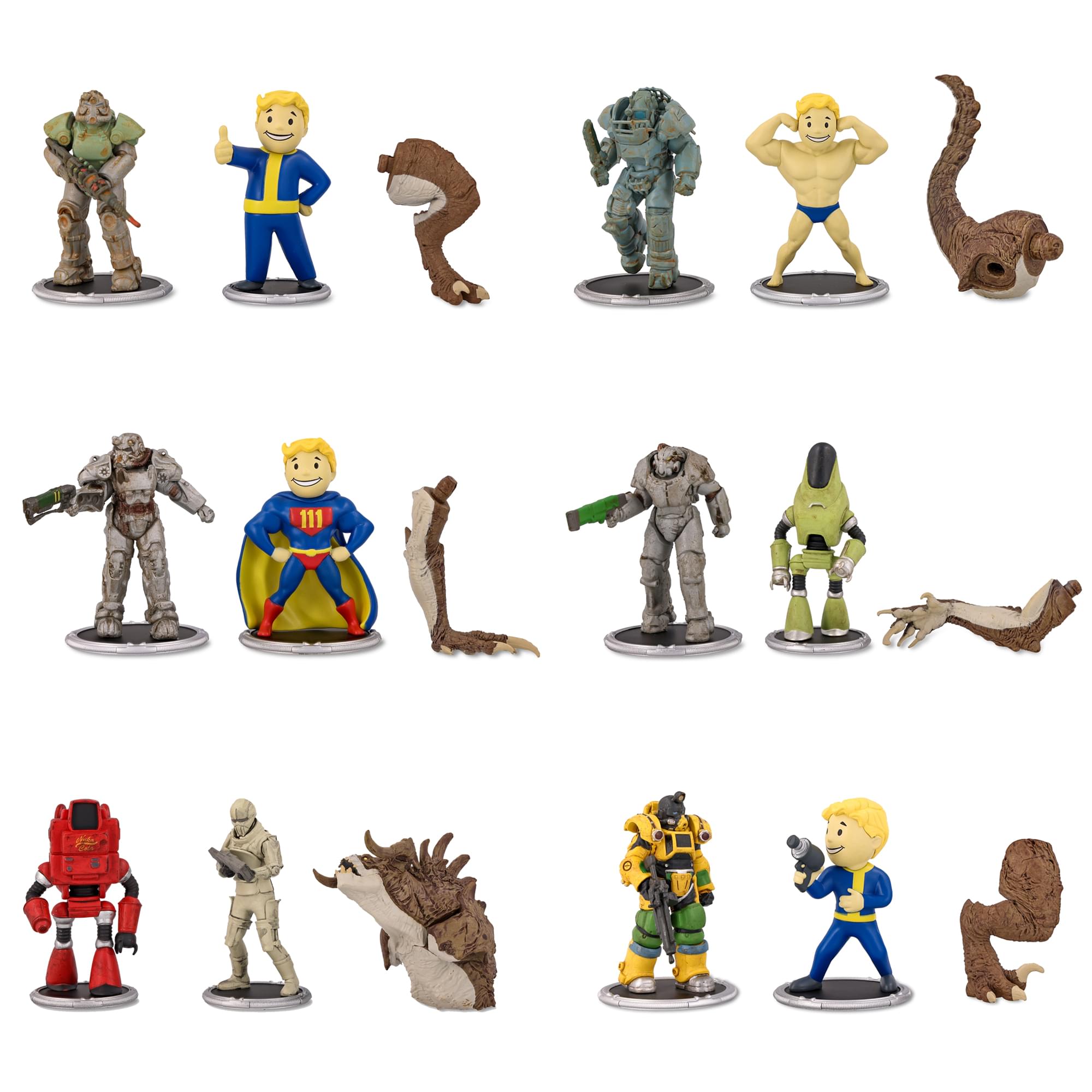 Fallout Collectible Figures Full Set of 12 (6x 2 figure packs)