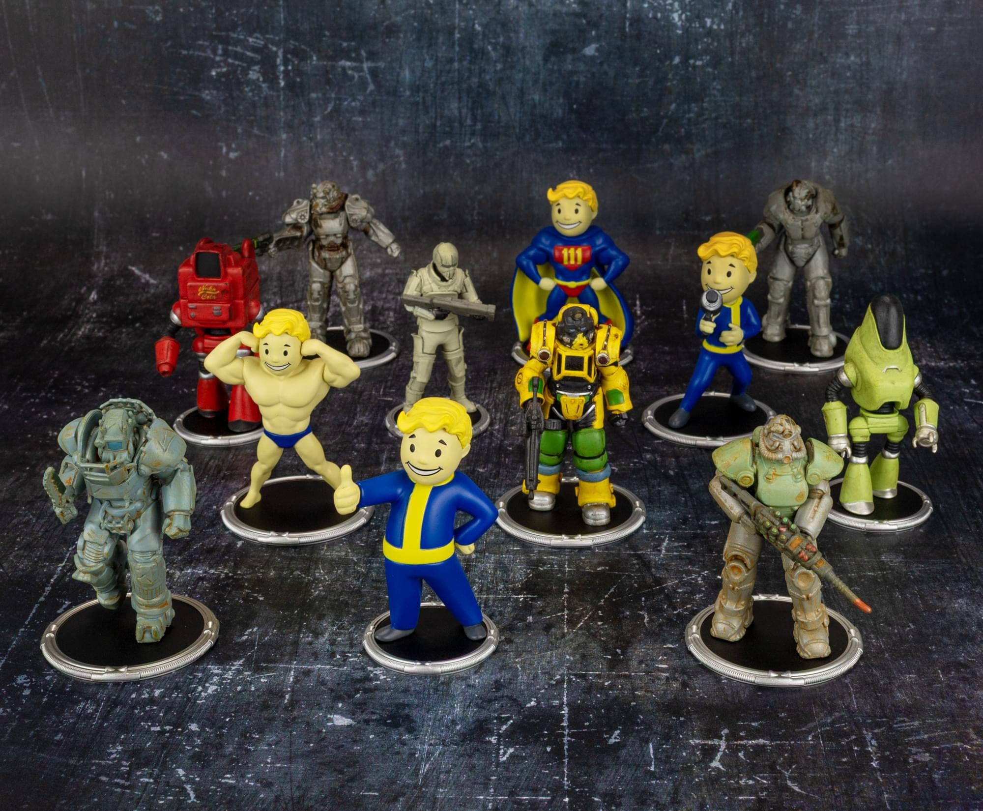 Fallout Excavator and Vault Boy (Gun) Mini Figure Set (Build-a-Figure Deathclaw)