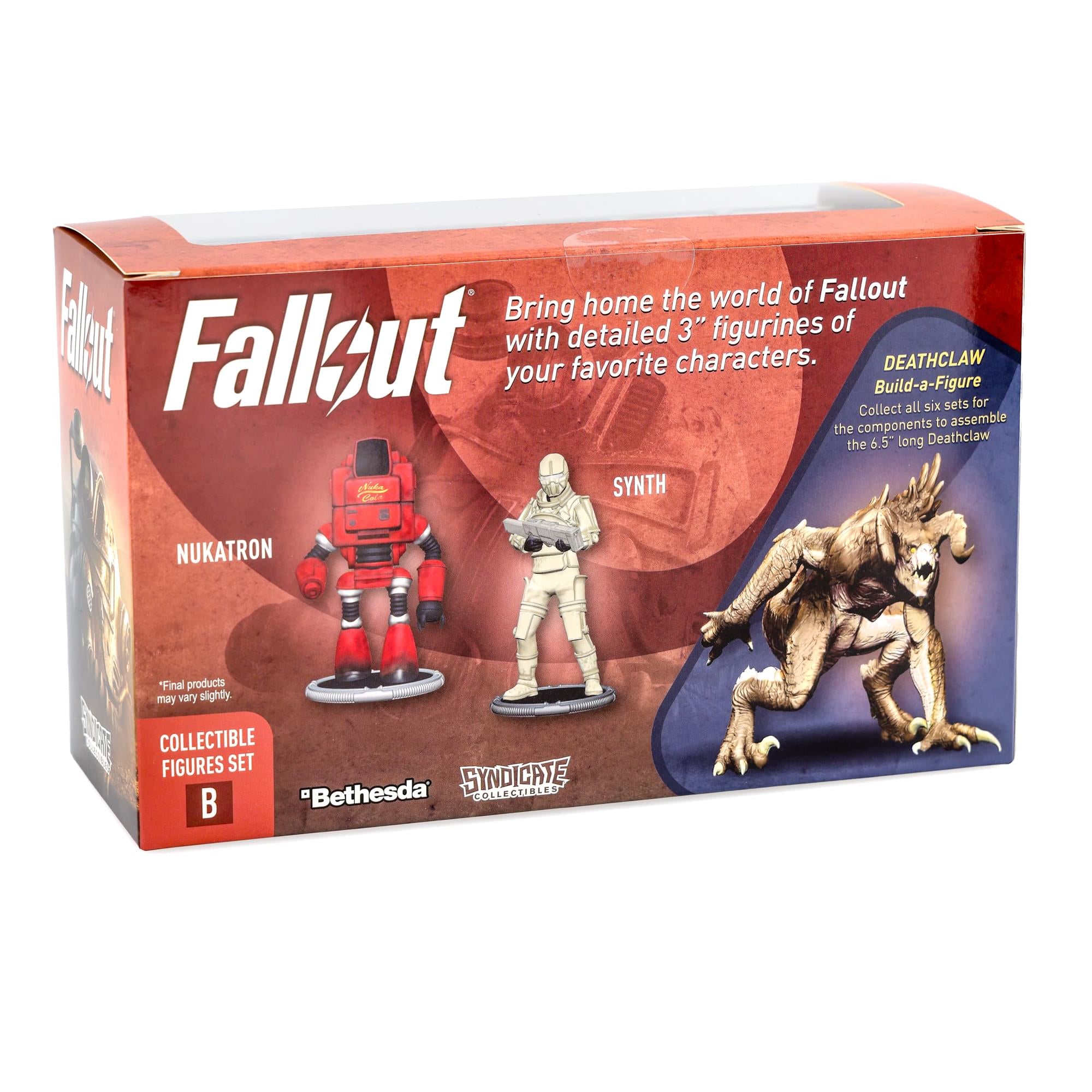 Fallout Nukatron and Synth Mini Figure Set (Build-a-Figure Deathclaw)