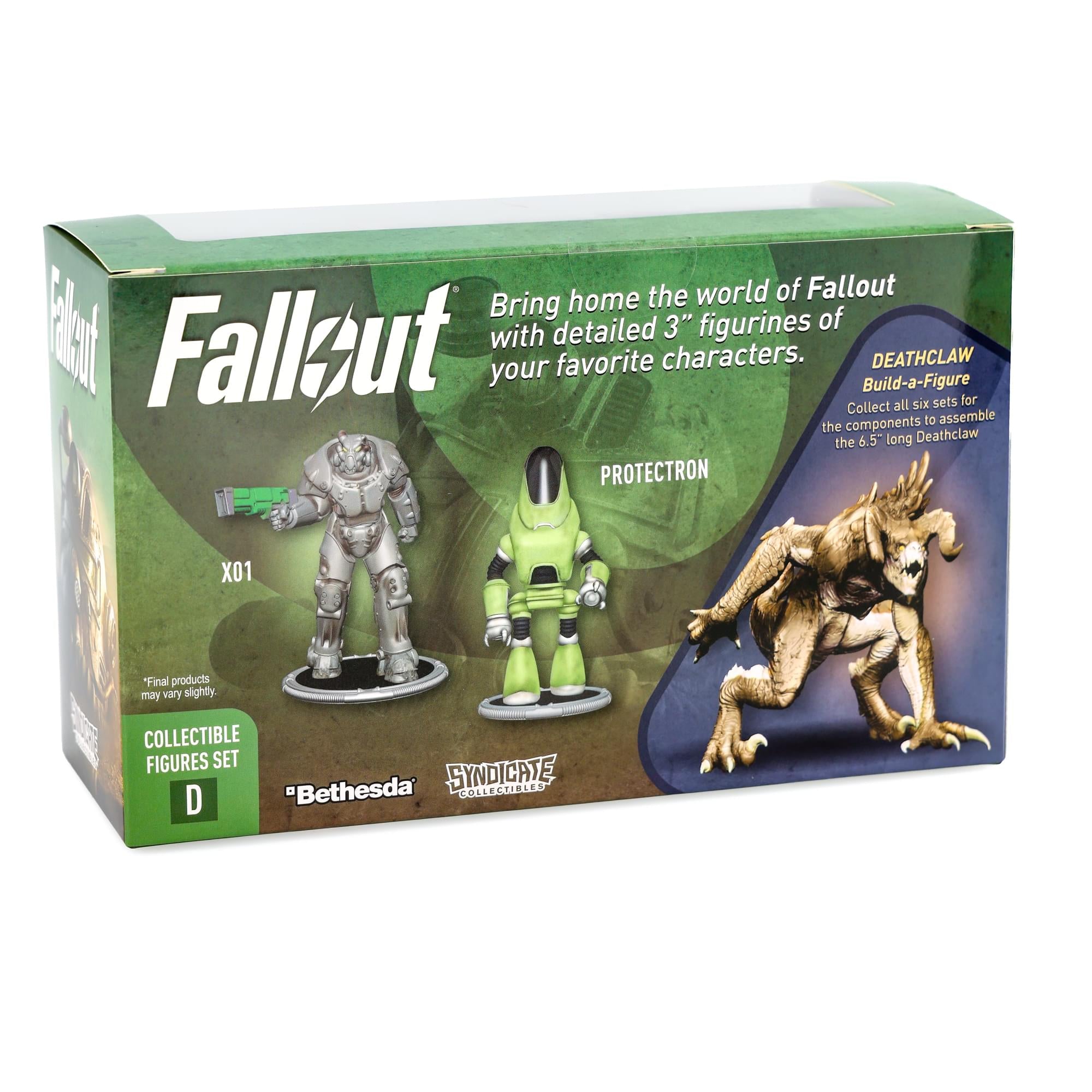 Fallout X01 and Protectron Mini Figure Set (Build-a-Figure Deathclaw)