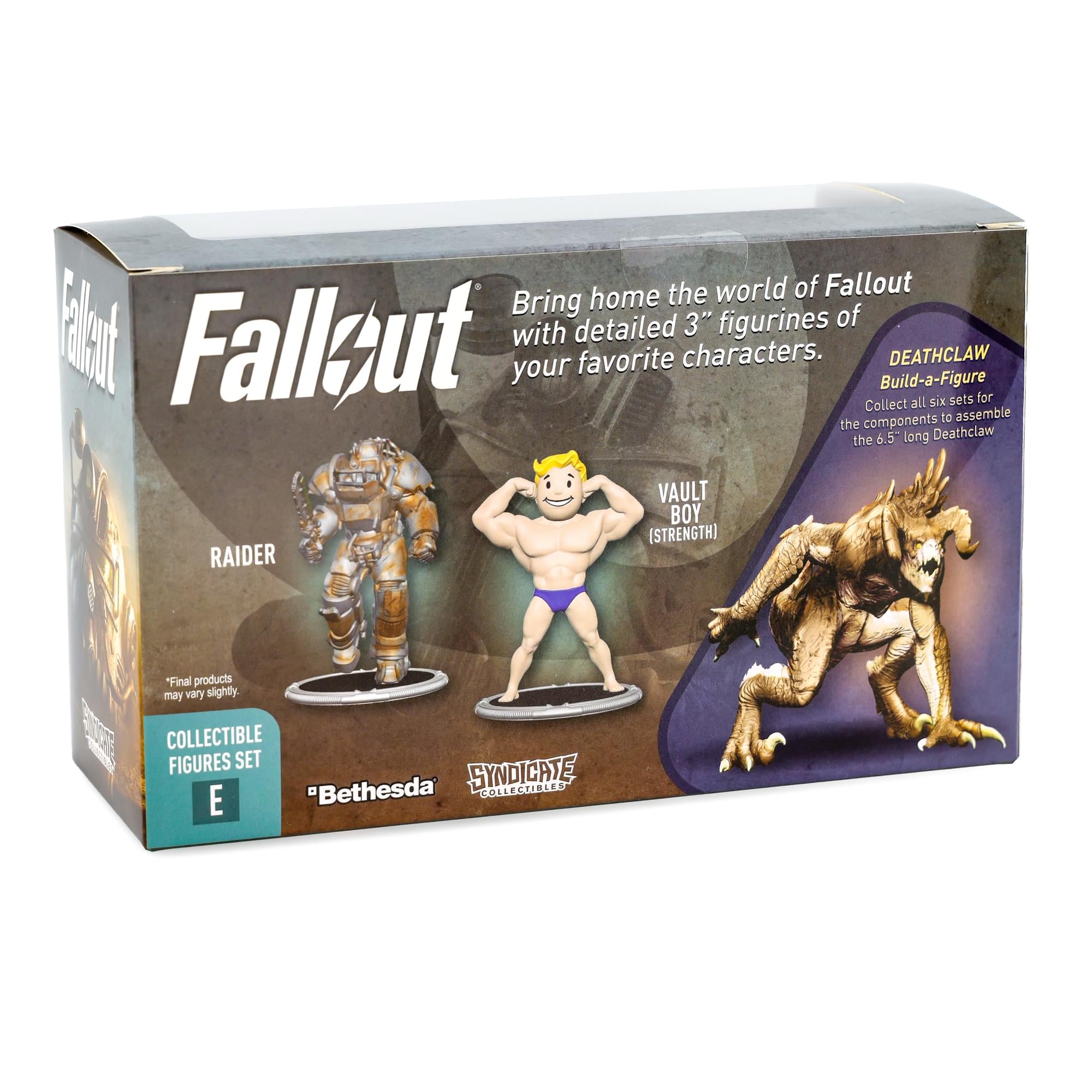 Fallout Raider and Vault Boy (Strong) Mini Figure Set (Build-a-Figure Deathclaw)