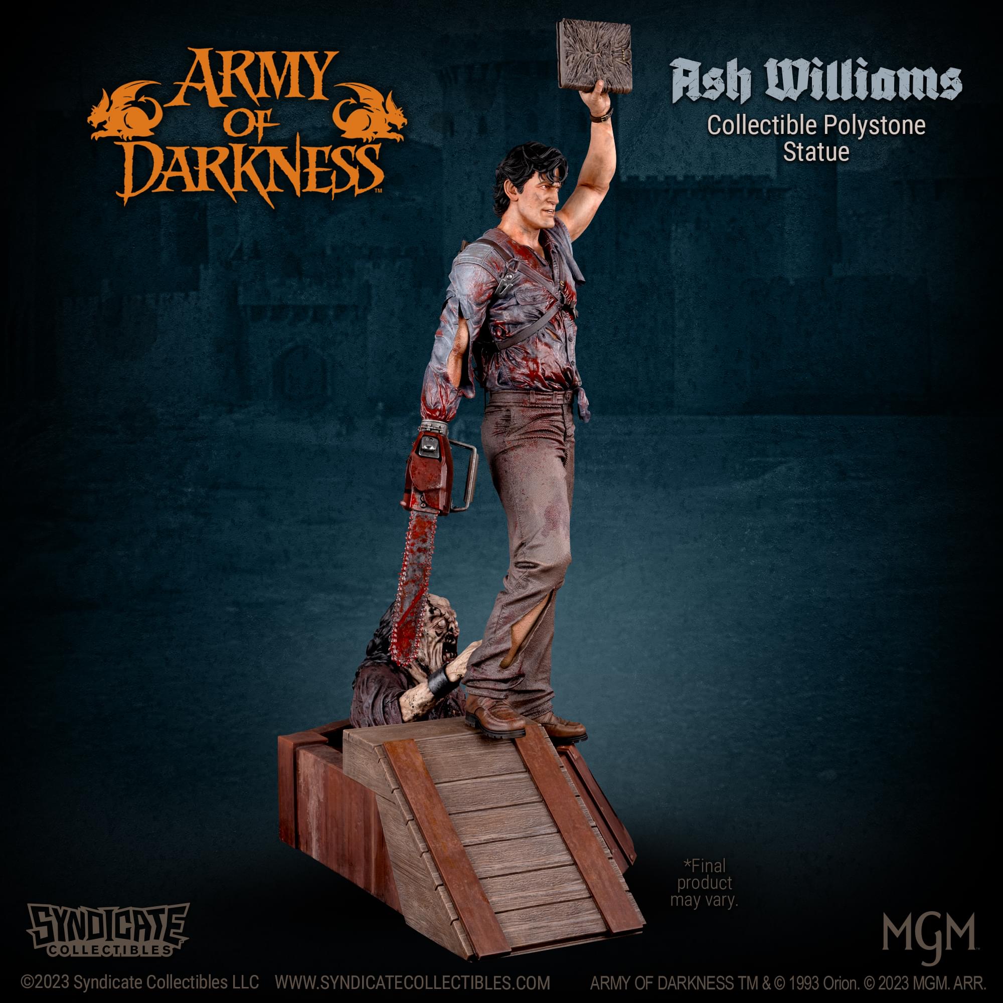 Army Of Darkness Ash Williams 1:4 Premium Polystone Statue | Apex Exclusive