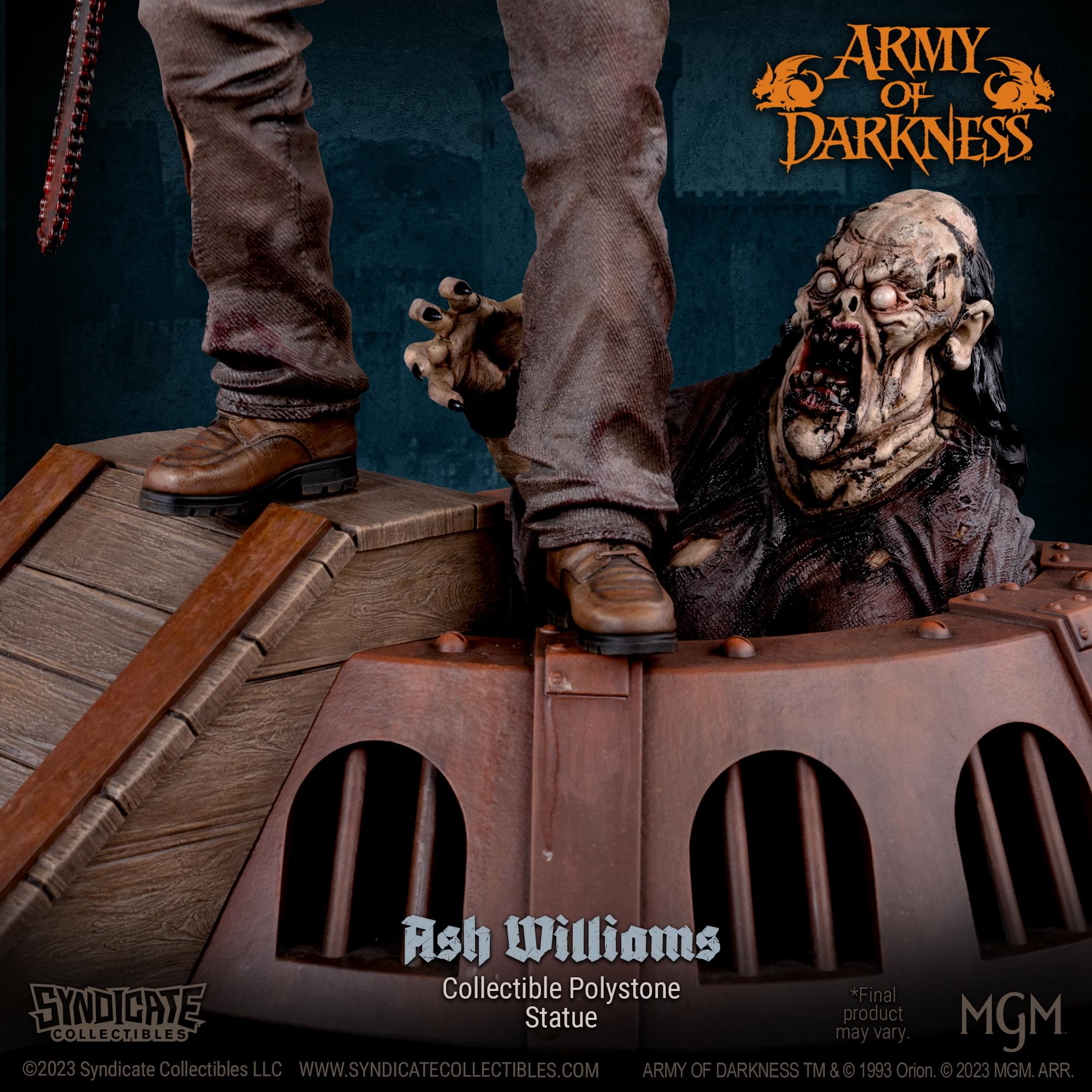 Army Of Darkness Ash Williams 1:4 Premium Polystone Statue | Apex Exclusive