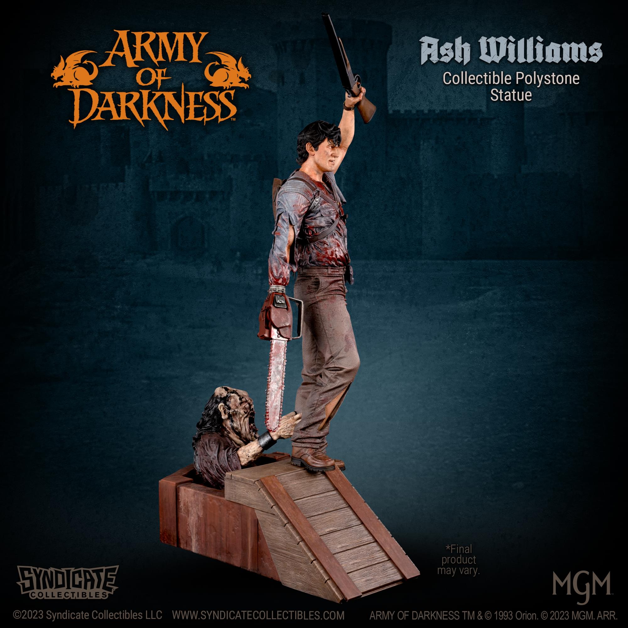 Army Of Darkness Ash Williams 1:4 Premium Polystone Statue | Apex Exclusive