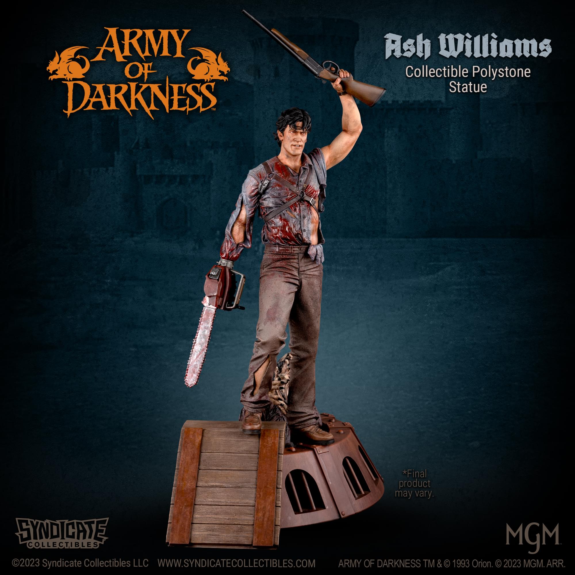 Army Of Darkness Ash Williams 1:4 Premium Polystone Statue | Apex Exclusive