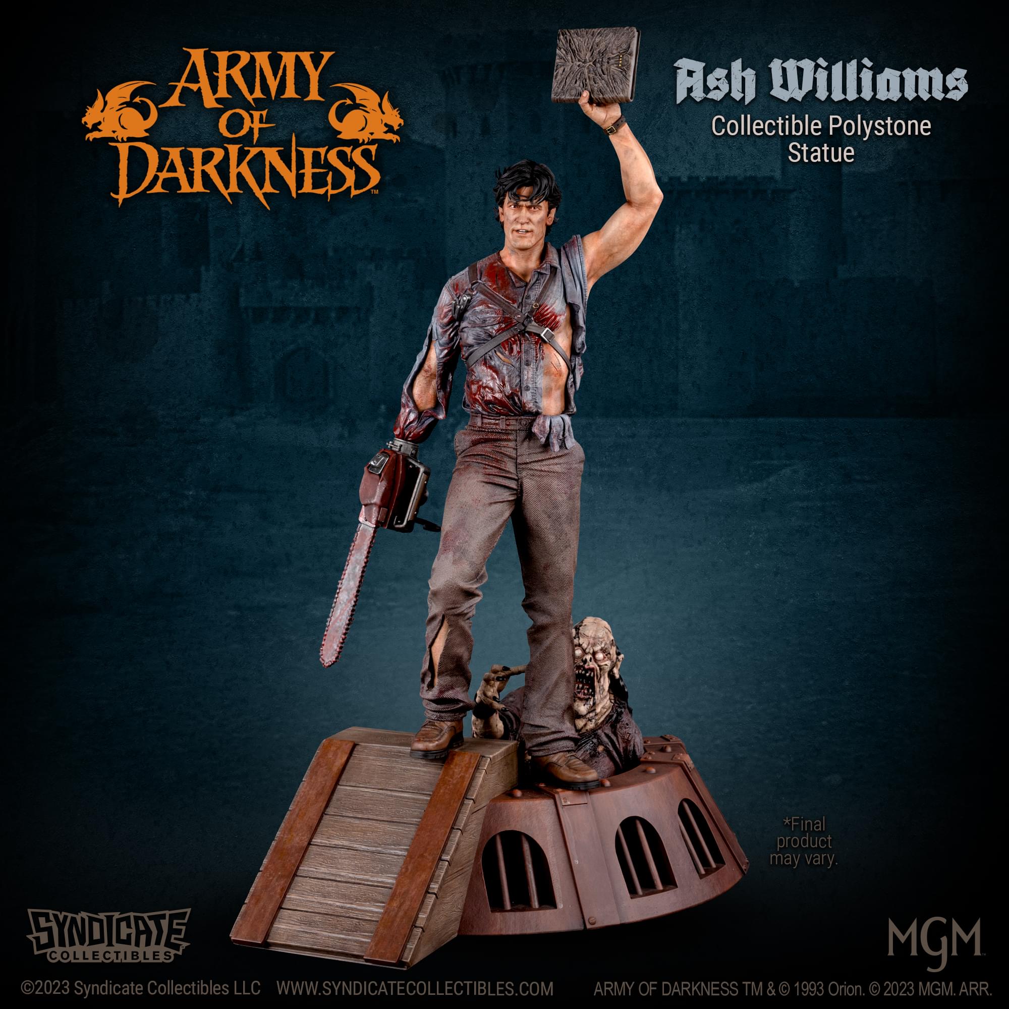 Army Of Darkness Ash Williams 1:4 Premium Polystone Statue | Apex Exclusive