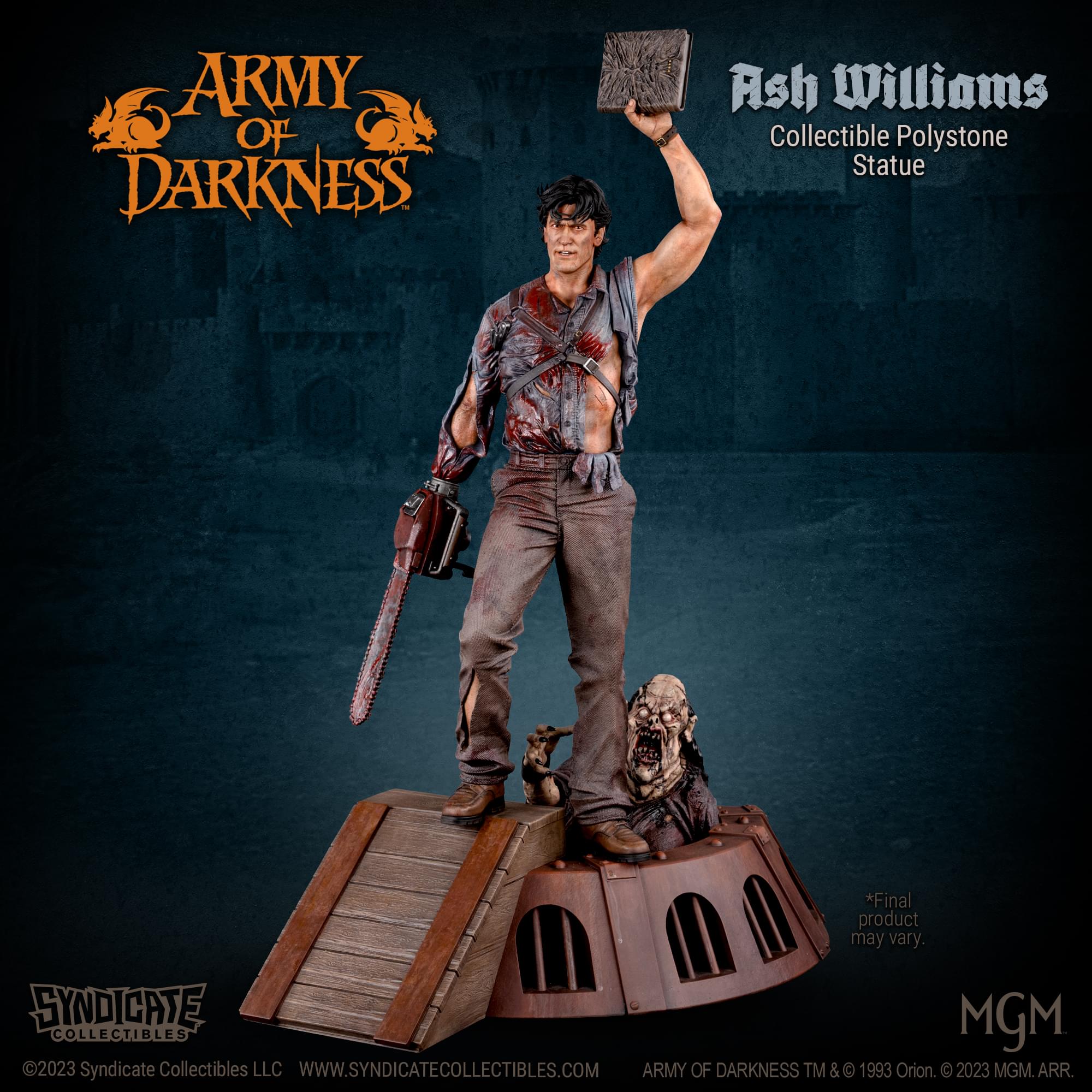 Army Of Darkness Ash Williams 1:4 Premium Polystone Statue | Apex Exclusive