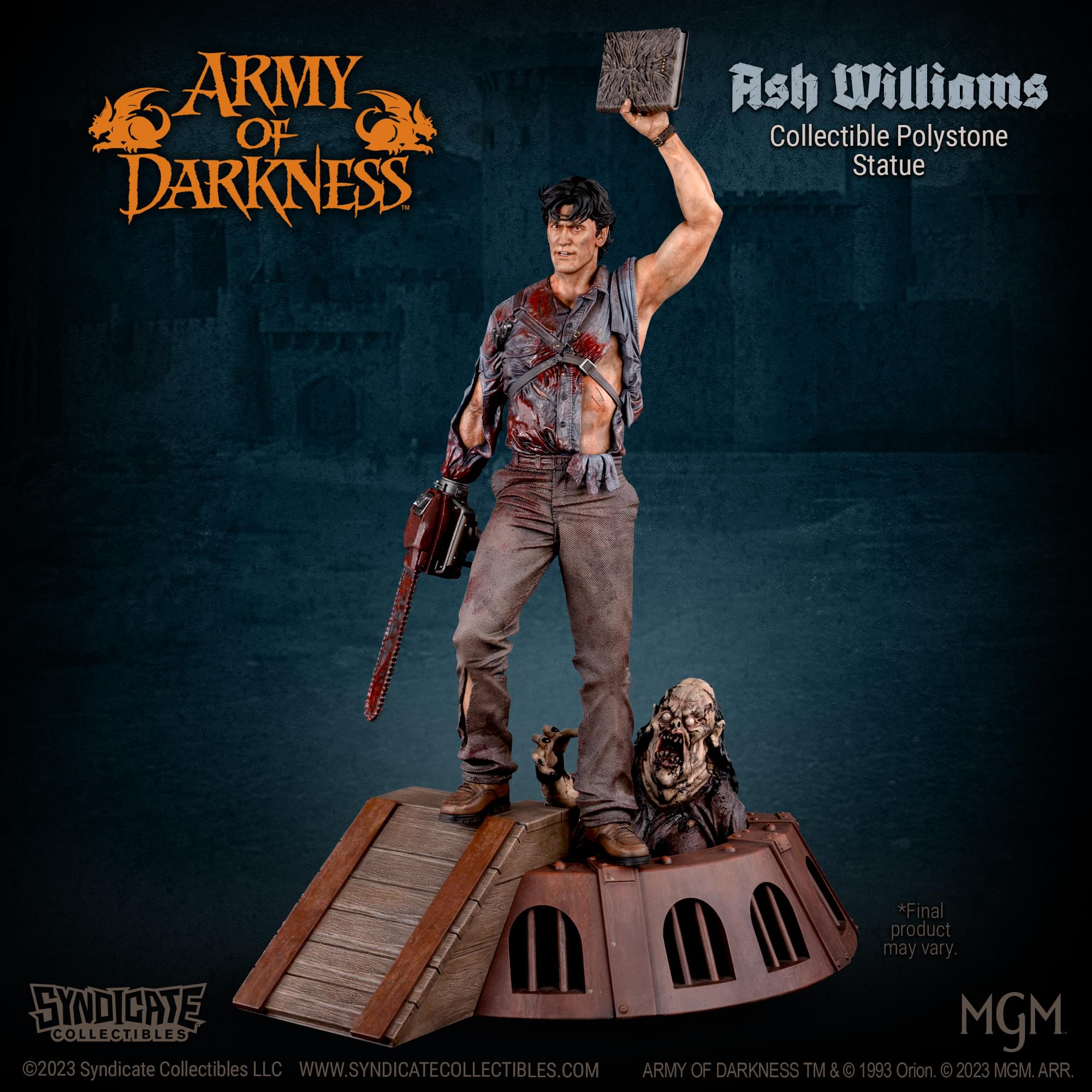 Army Of Darkness Ash Williams 1:4 Premium Polystone Statue | Apex Exclusive