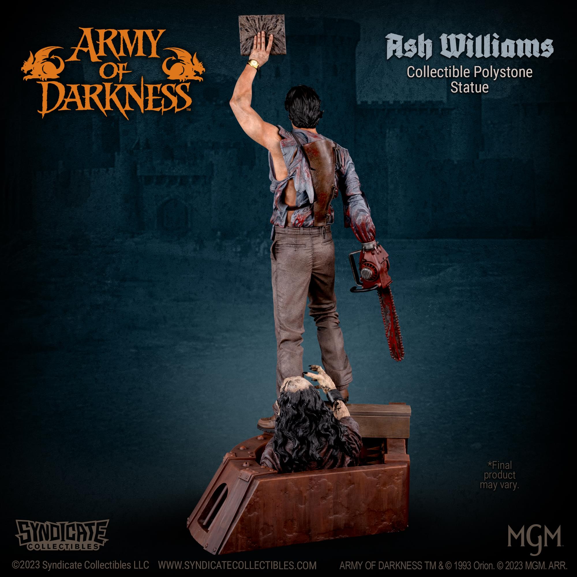 Army Of Darkness Ash Williams 1:4 Premium Polystone Statue | Apex Exclusive