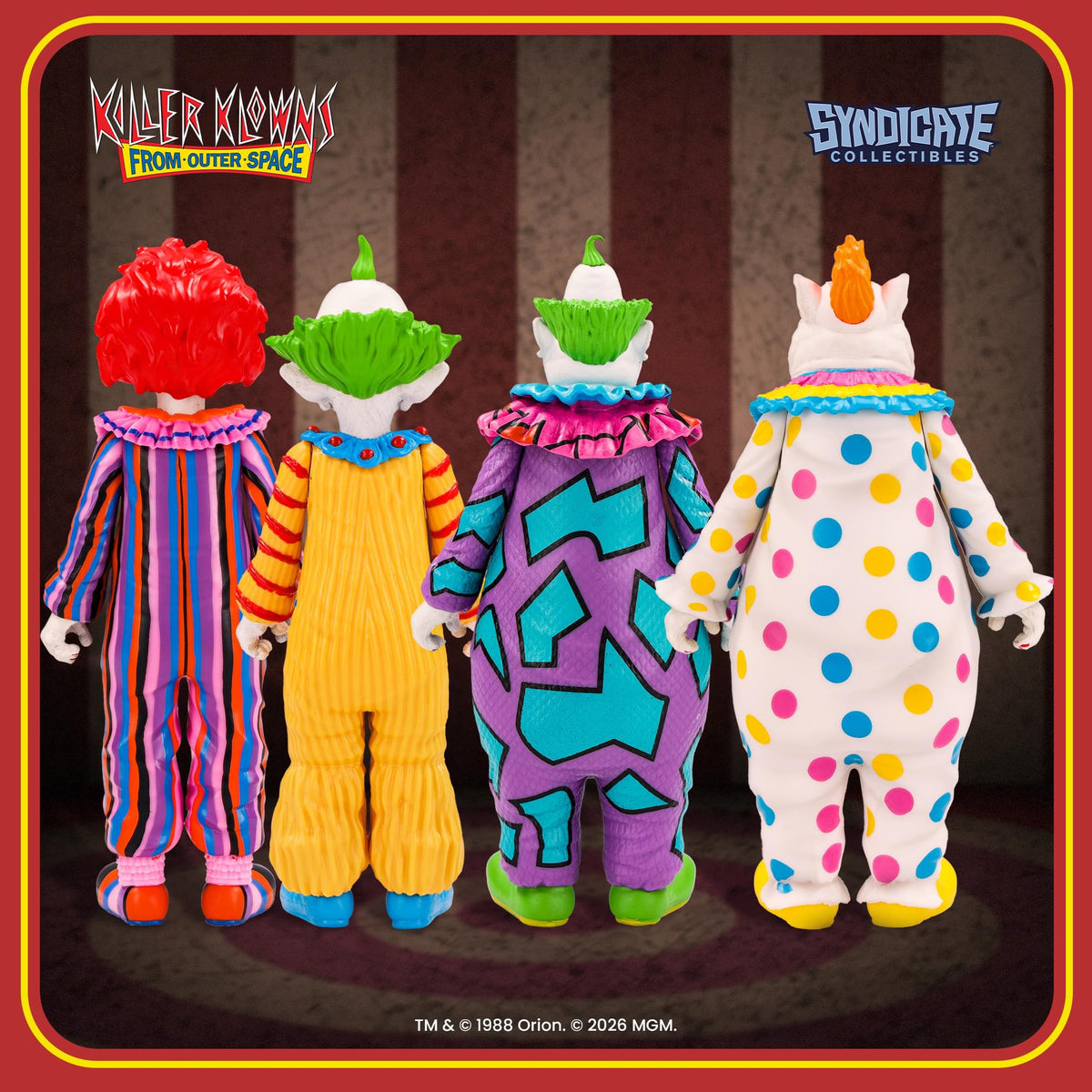 Killer Klowns From Outer Space 3.75-Inch Retro Action Figure Set