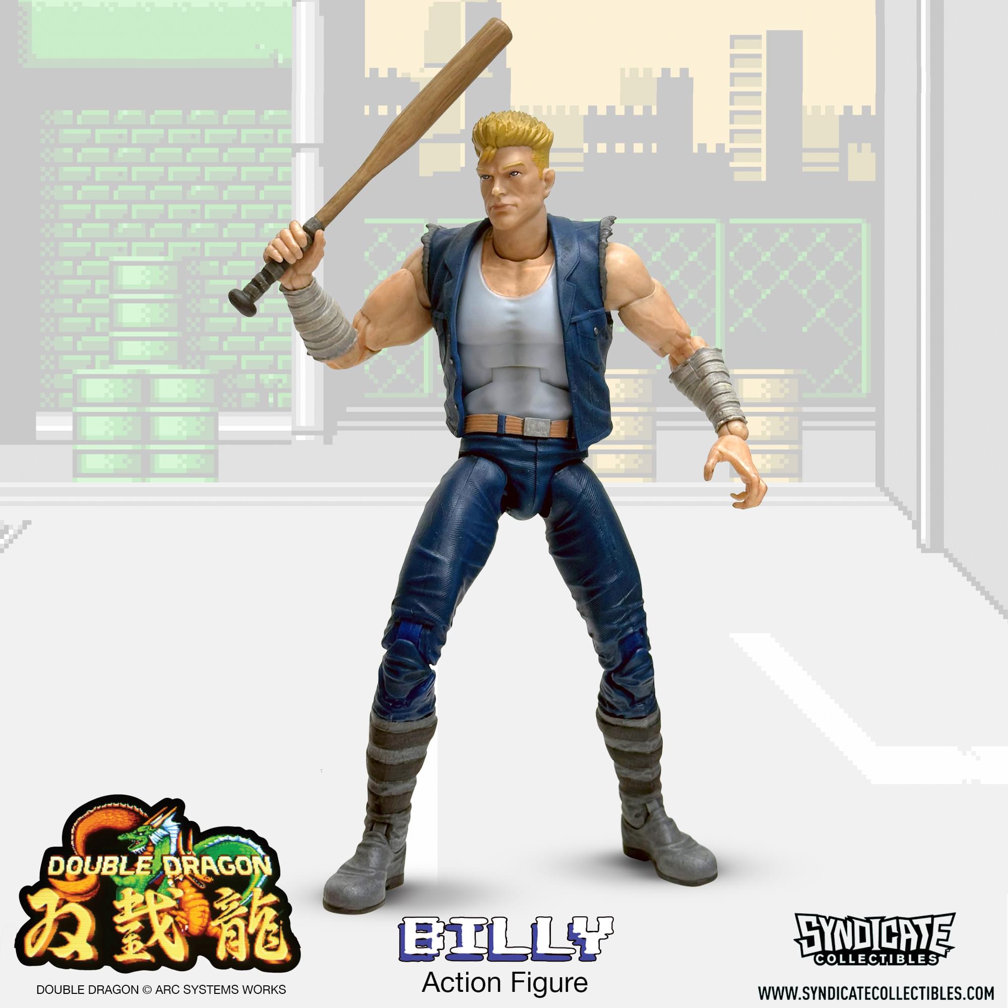 Double Dragon Billy Lee 7-Inch Deluxe Action Figure