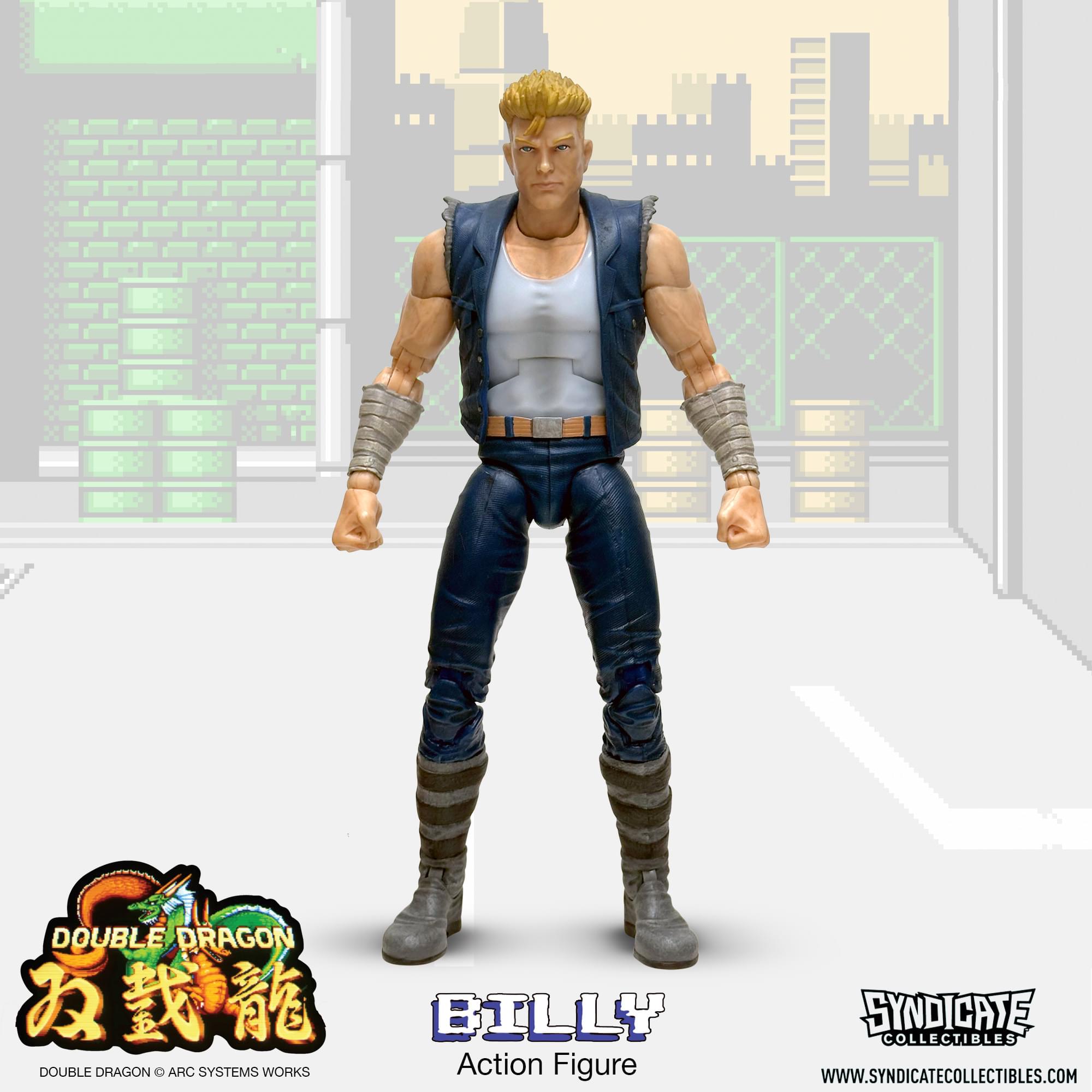 Double Dragon Billy Lee 7-Inch Deluxe Action Figure