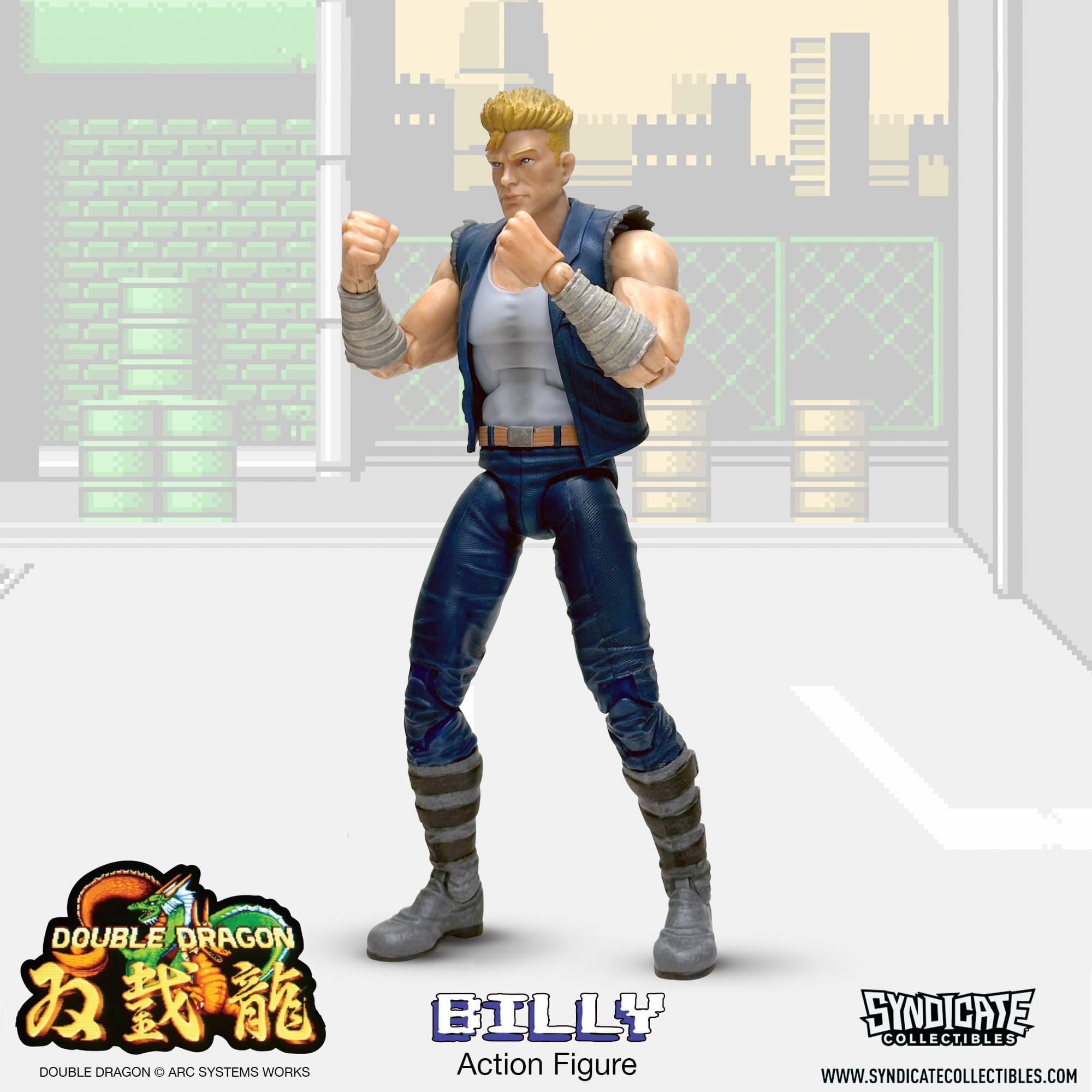 Double Dragon Billy Lee 7-Inch Deluxe Action Figure