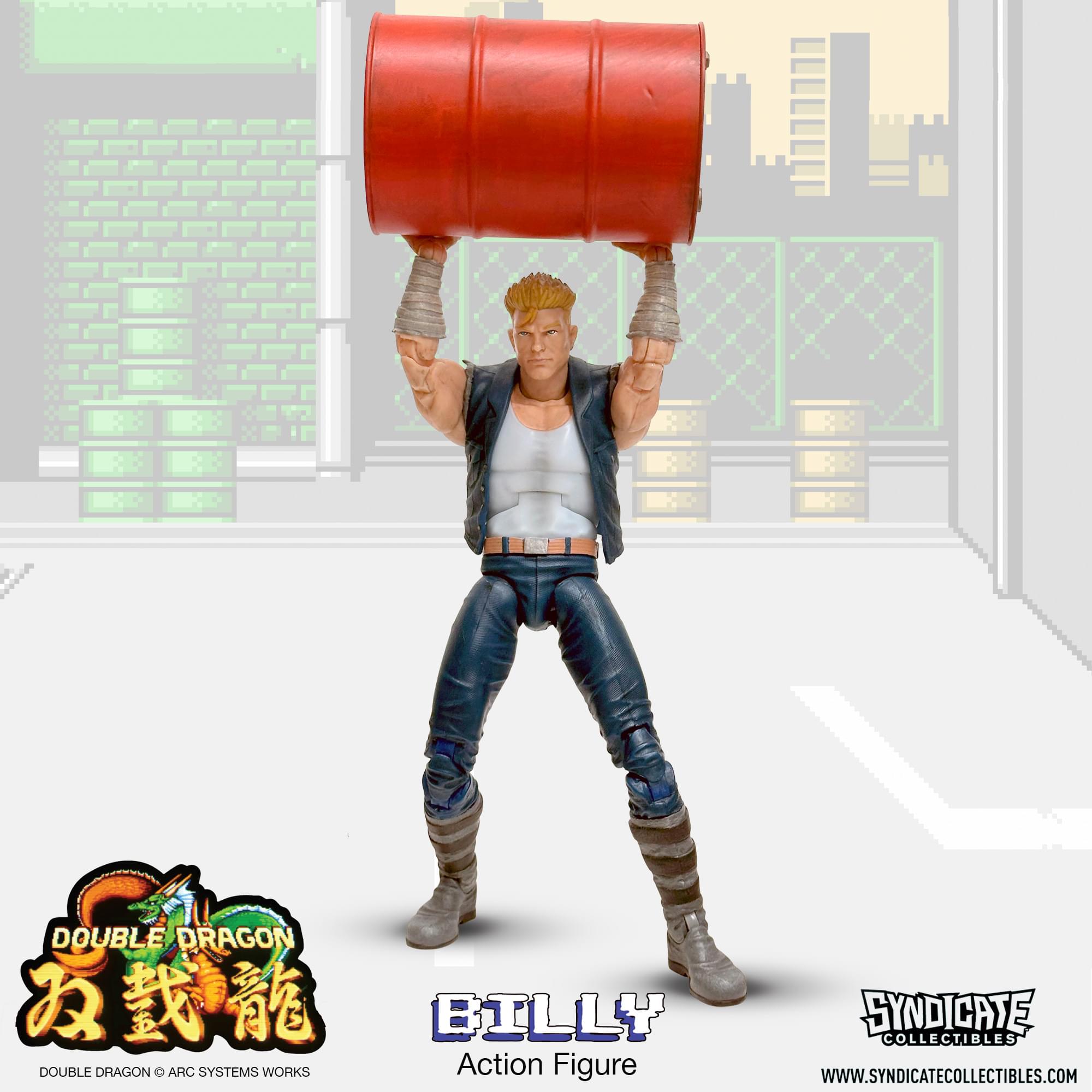 Double Dragon Billy Lee 7-Inch Deluxe Action Figure