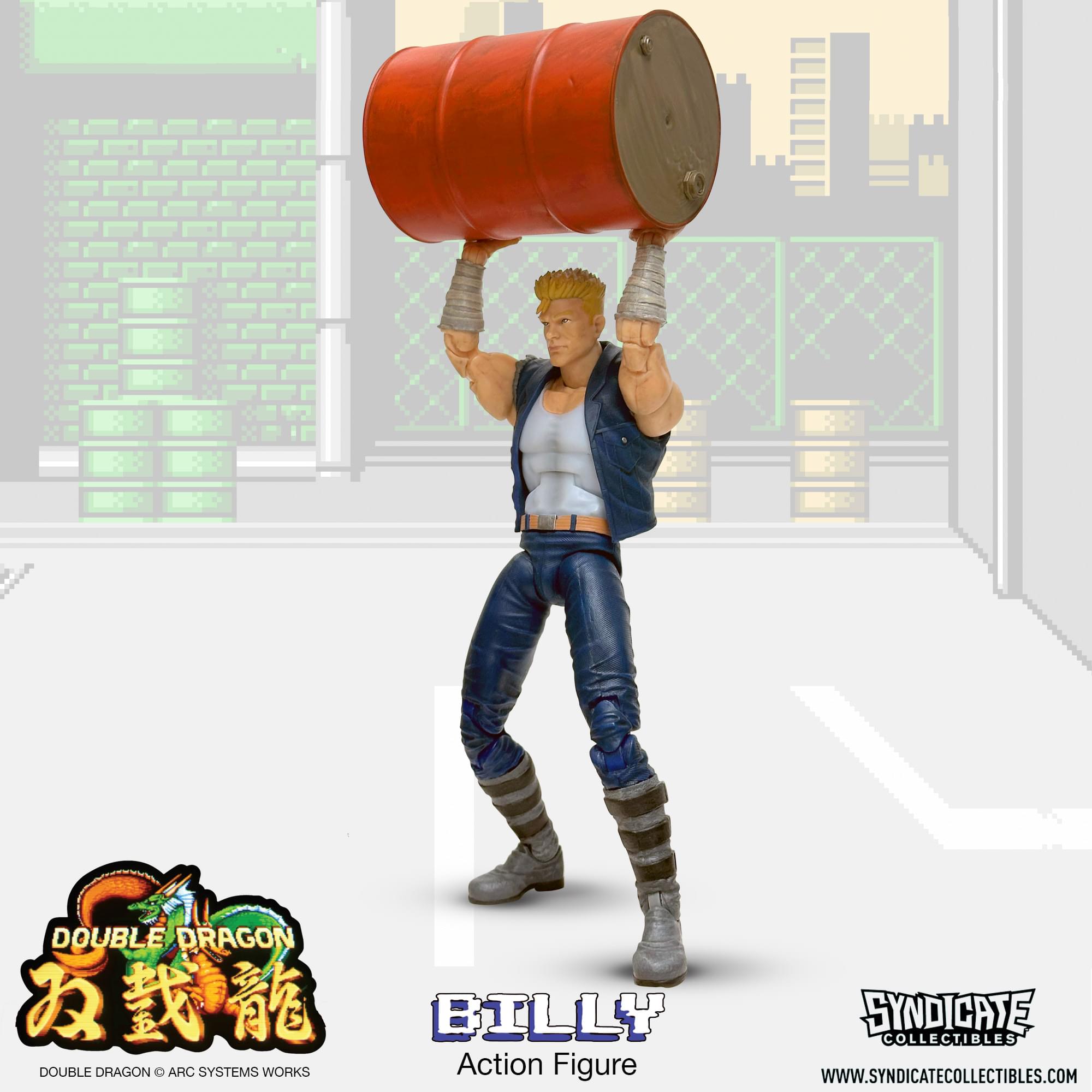 Double Dragon Billy Lee 7-Inch Deluxe Action Figure