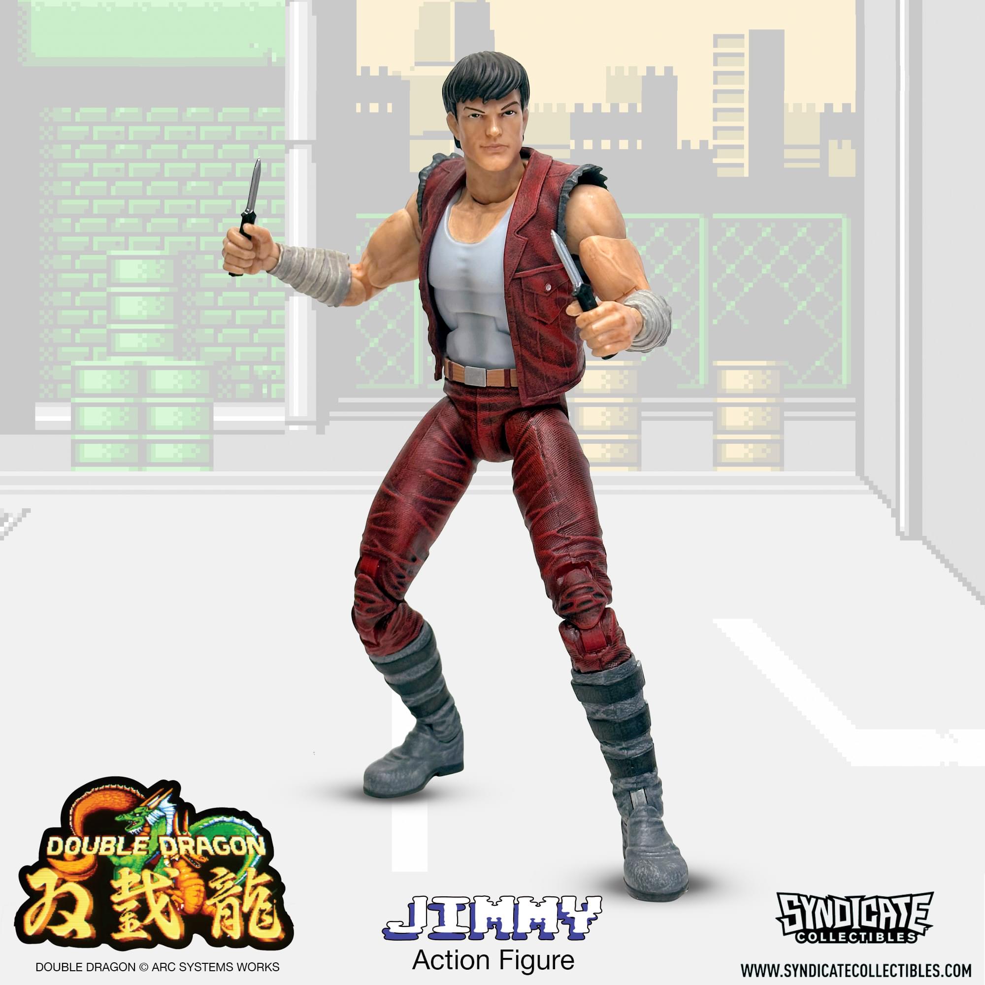 Double Dragon Jimmy Lee 7-Inch Deluxe Action Figure