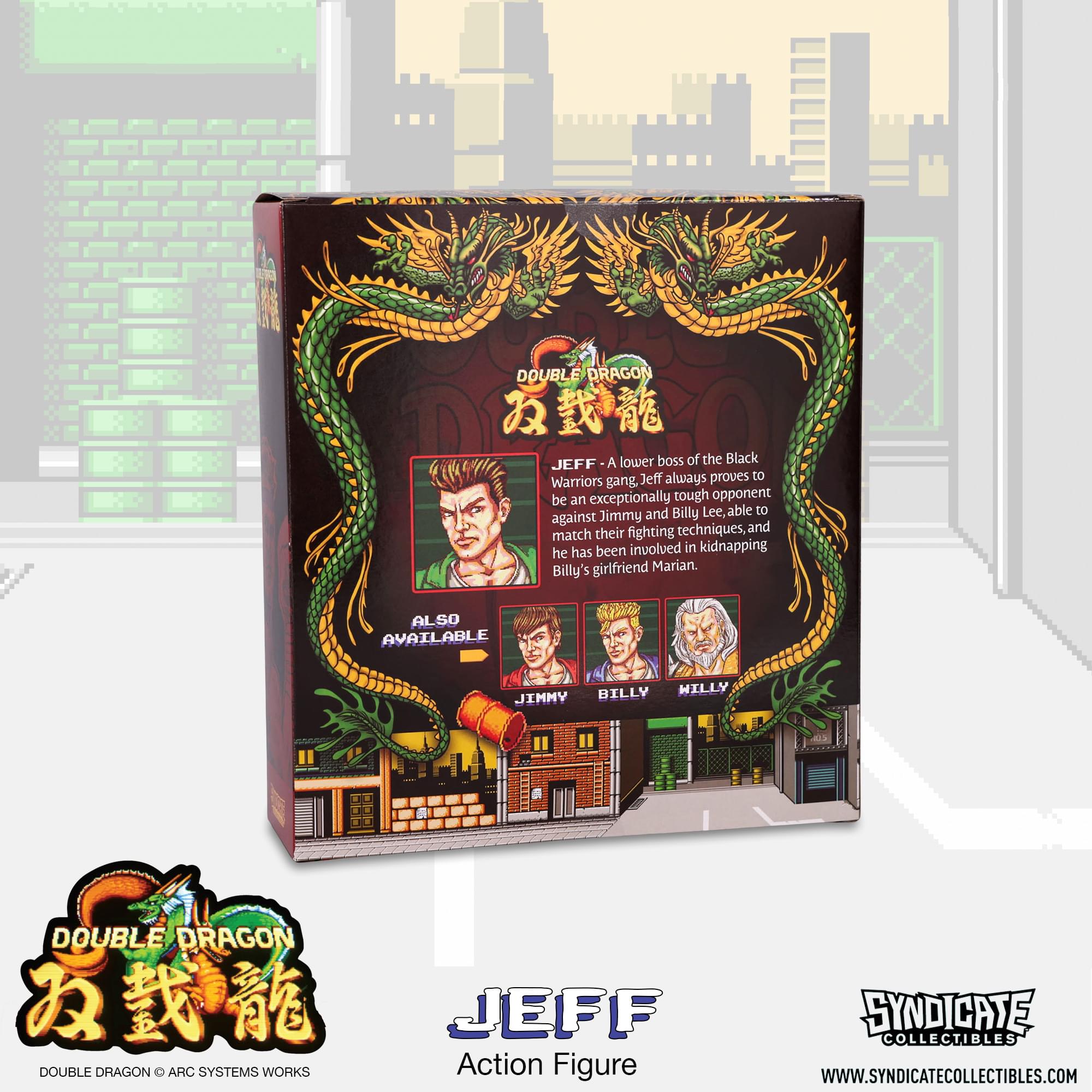Double Dragon Jeff 7-Inch Deluxe Action Figure