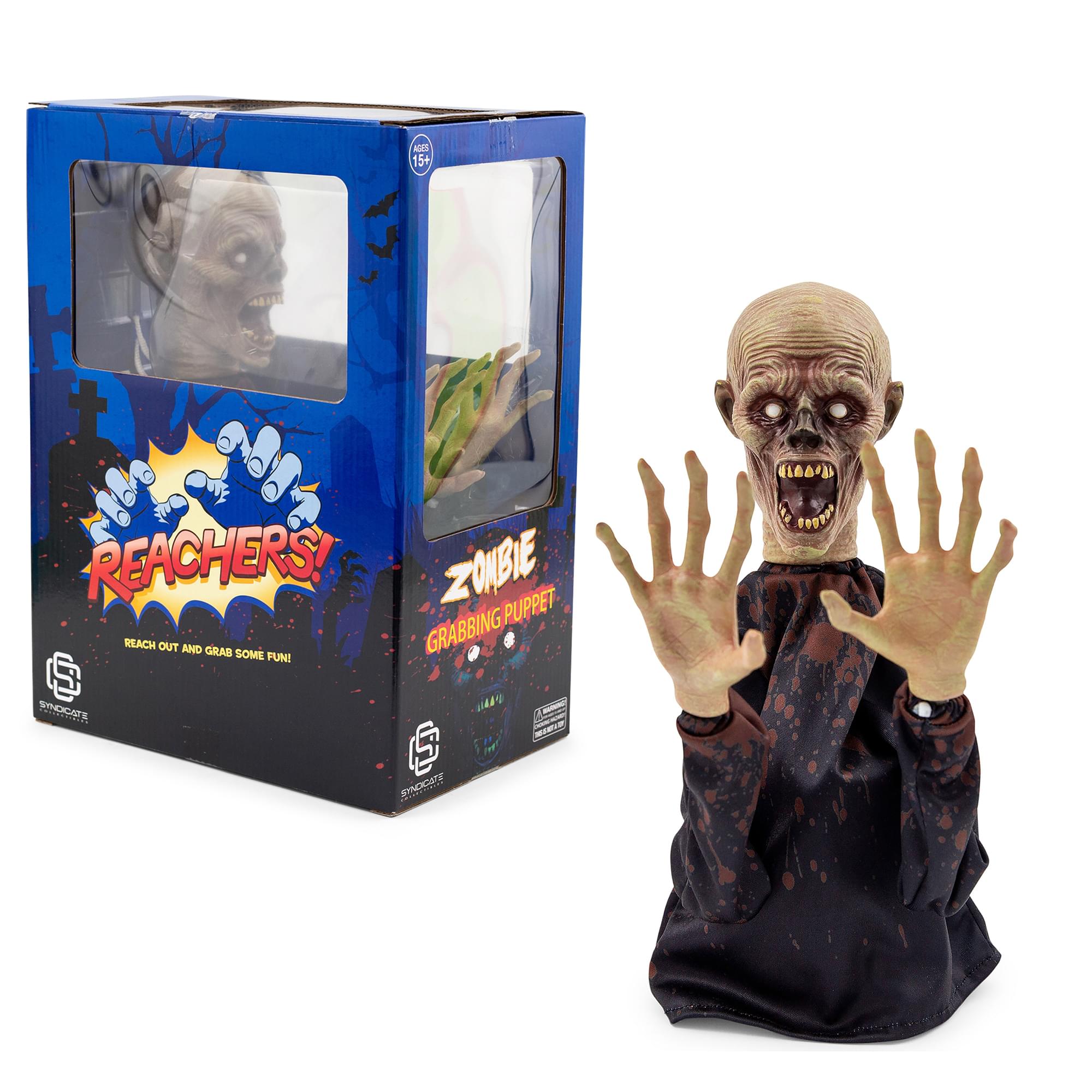 Horror Reachers Zombie 13-Inch Boxing Puppet Toy | Toynk Exclusive