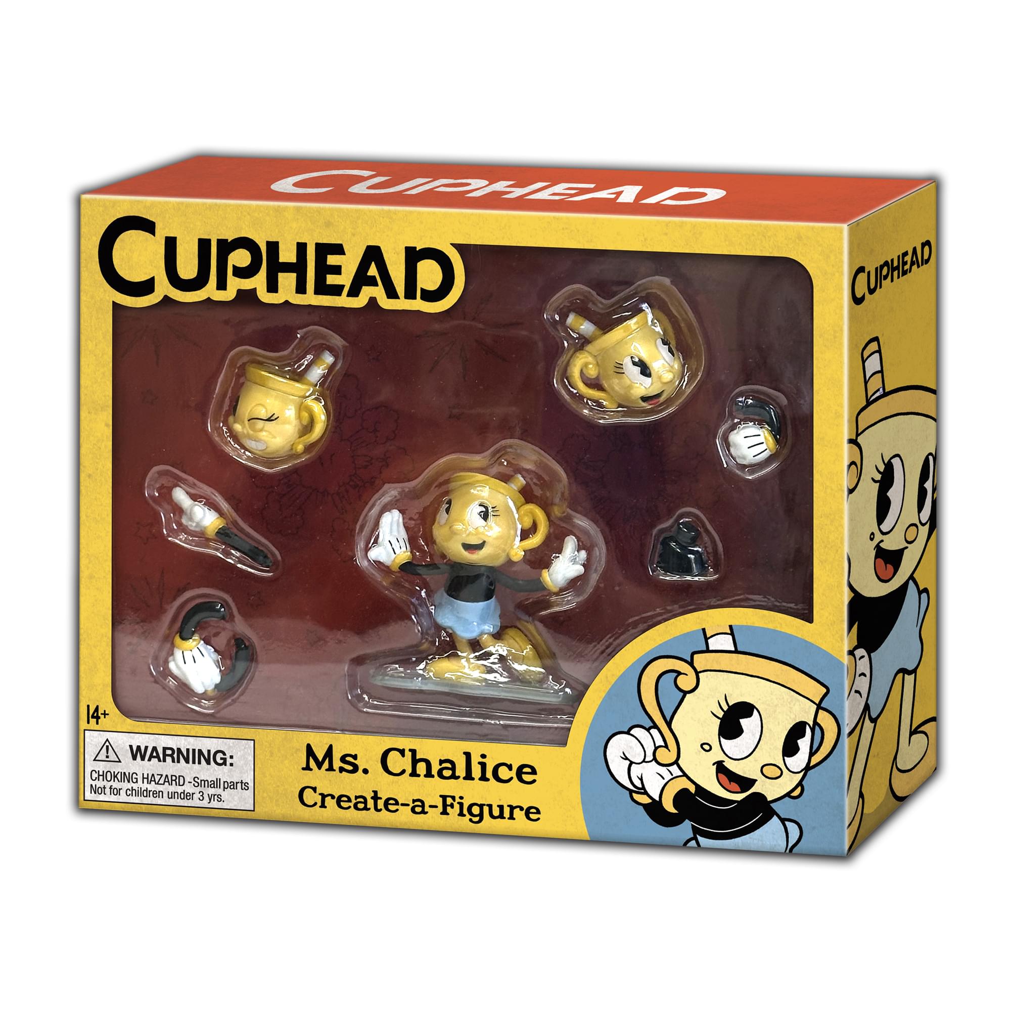 Cuphead Create-A-Figure 3-Inch Mini Figure | Ms. Chalice