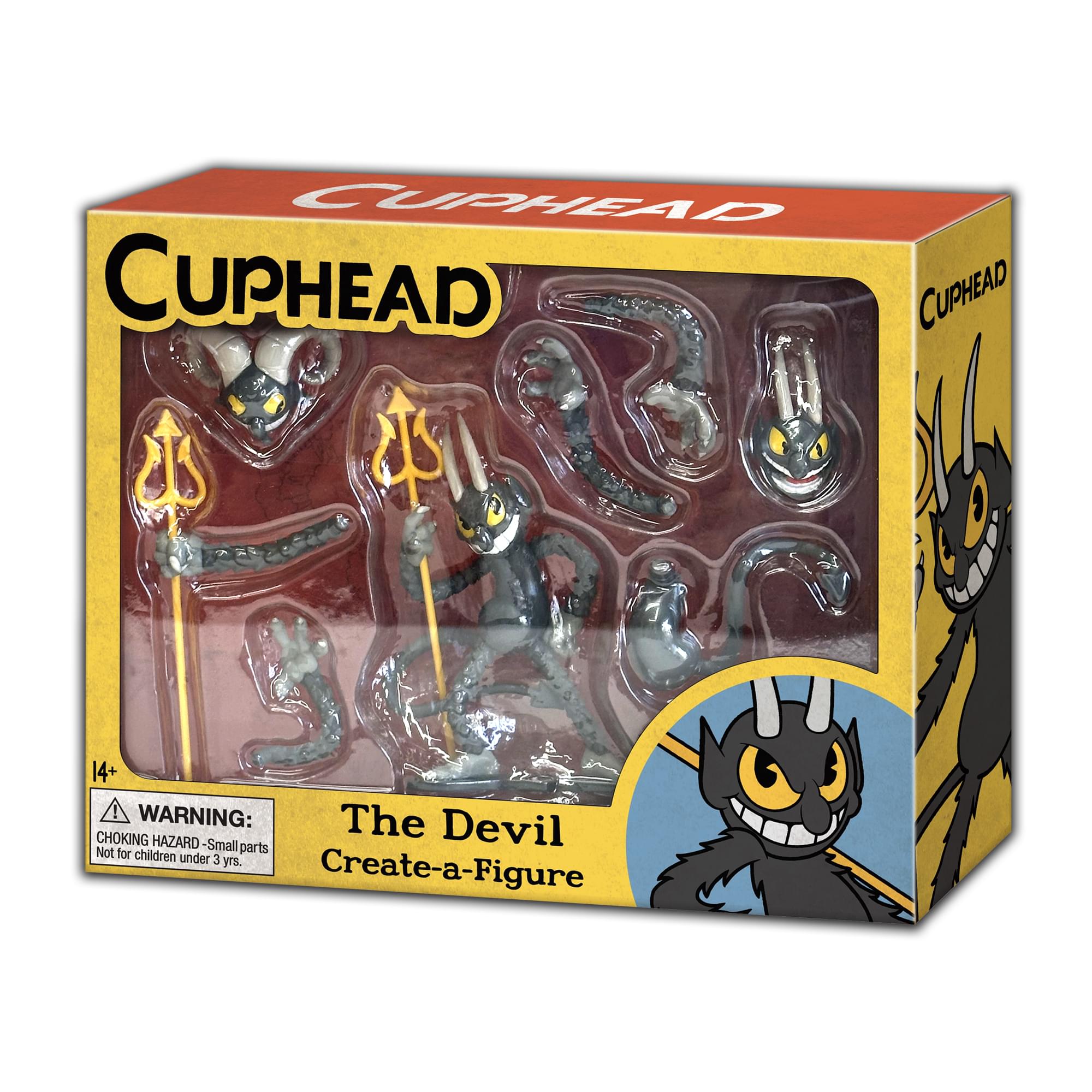 Cuphead Create-A-Figure 4-Inch Mini Figure | The Devil